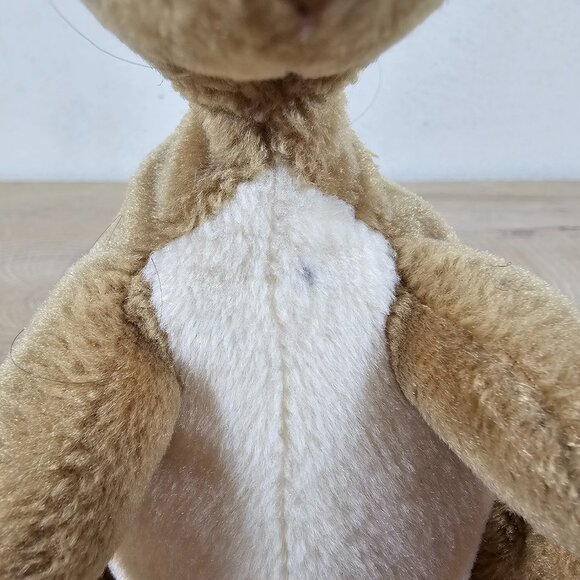 GUND Disney Classic Pooh Kanga Kangaroo Beanbag Plush Toy Brown Cream 6" - Picture 4 of 11